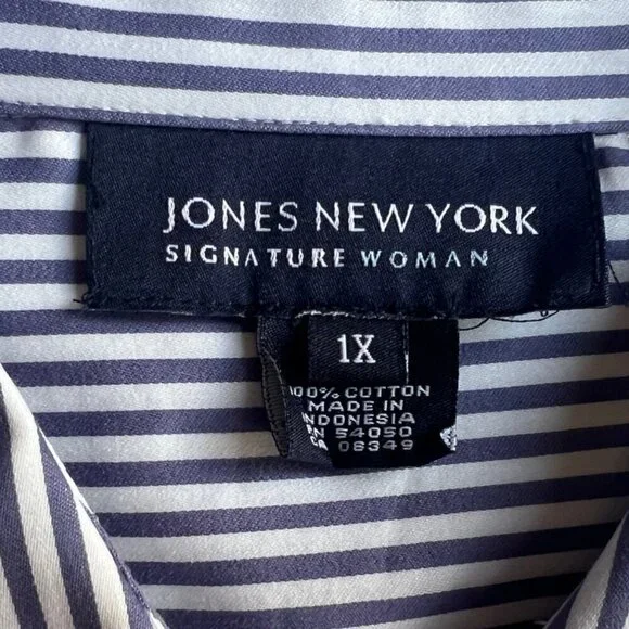 Jones of New York Signature Women's Blouse, 1X - Picture 5 of 8